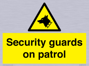 Security guards on patrol